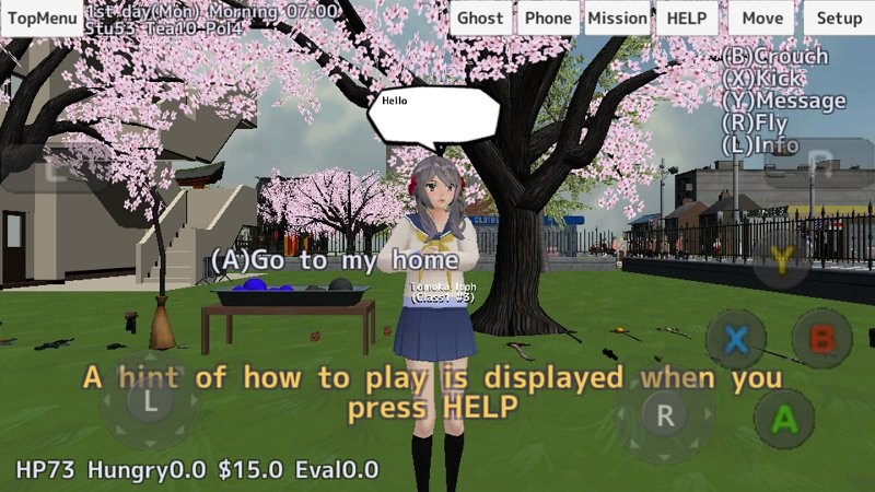 У԰Ůģmodģ(school girls simulator mod) v1.0 ׿1