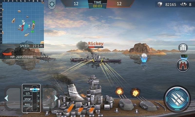 սͻϮ3dƽ(Warship Attack) v1.0.8 ׿ڹ 1