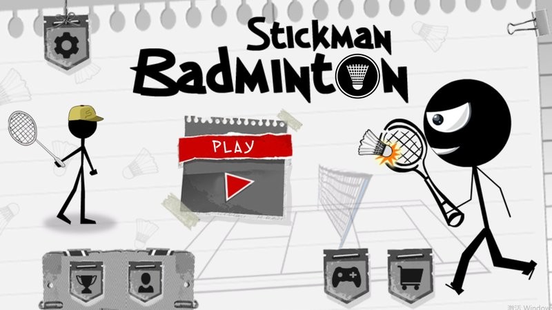 ˴ë(Stickman Badminton) v1.0.8 ׿ 0