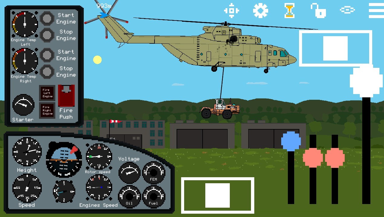 ֱģƽ(Pixel Helicopter Simulator) v1.2.0 ׿ 0